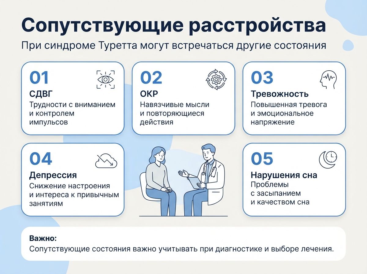 Лечение синдрома Туретта в Приволжске инфографика